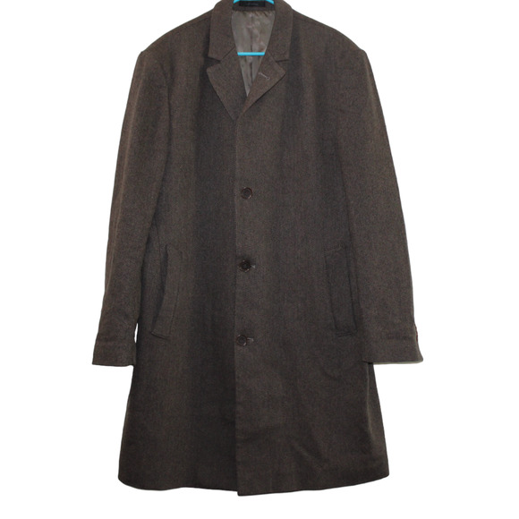 Calvin Klein Jackets & Coats Calvin Klein Mens Button Front Brown